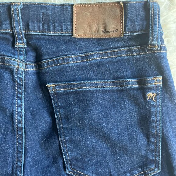 Madewell Skinny Jeans Blue Dark Wash Size 28. Excellent Used Condition. - Picture 5 of 7